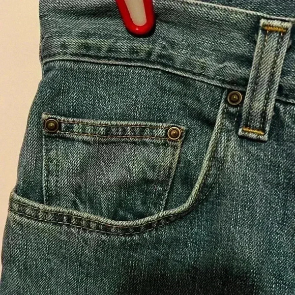 Carhartt Mens Sz 33x32 Loose Fit Straight Leg Utility Work Denim Jeans EUC - Picture 4 of 8